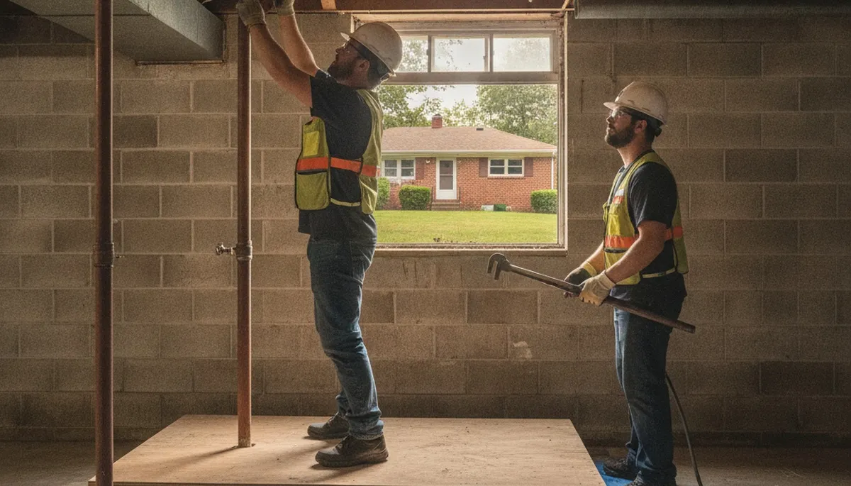 Saint Louis, MO plumber repairing a leaking pipe for residential plumbing service