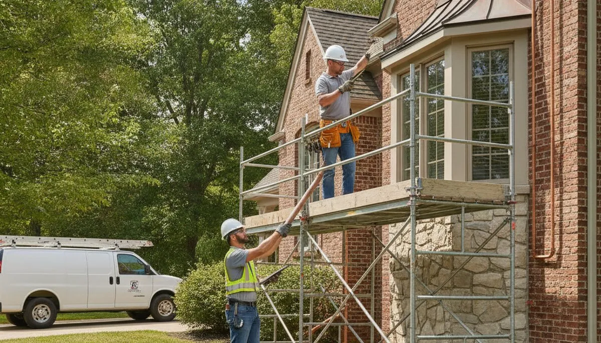 Saint Louis, MO plumber repairing a residential pipe leak for plumbing repair service